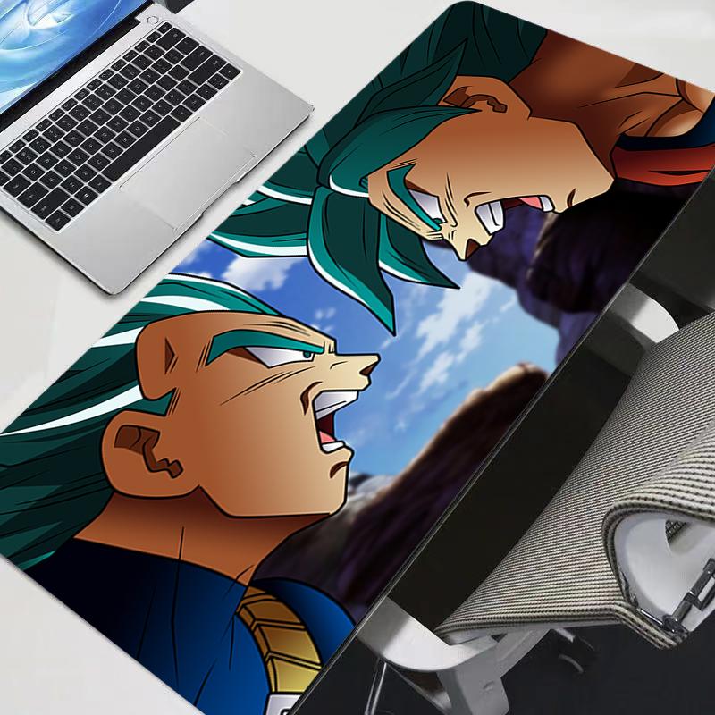 Goku Vegeta Dragon Ball Z Mouse Pad Gamers Decoracion Gamer Desk Mat Mousepad DBZ Gaming Accessories Varmilo Keyboard Carpet