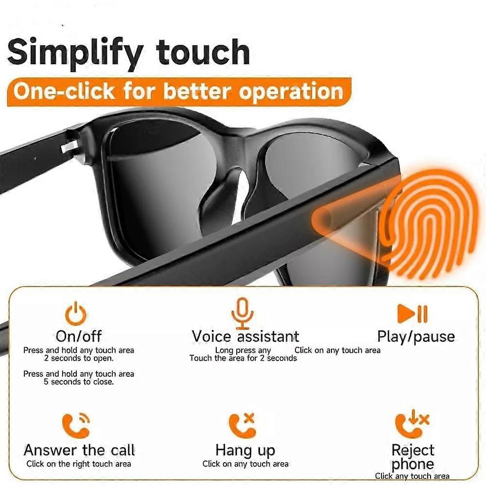 Smart Bluetooth Audio Sunglasses, Smart Bluetooth Audio Glasses Eyewear
