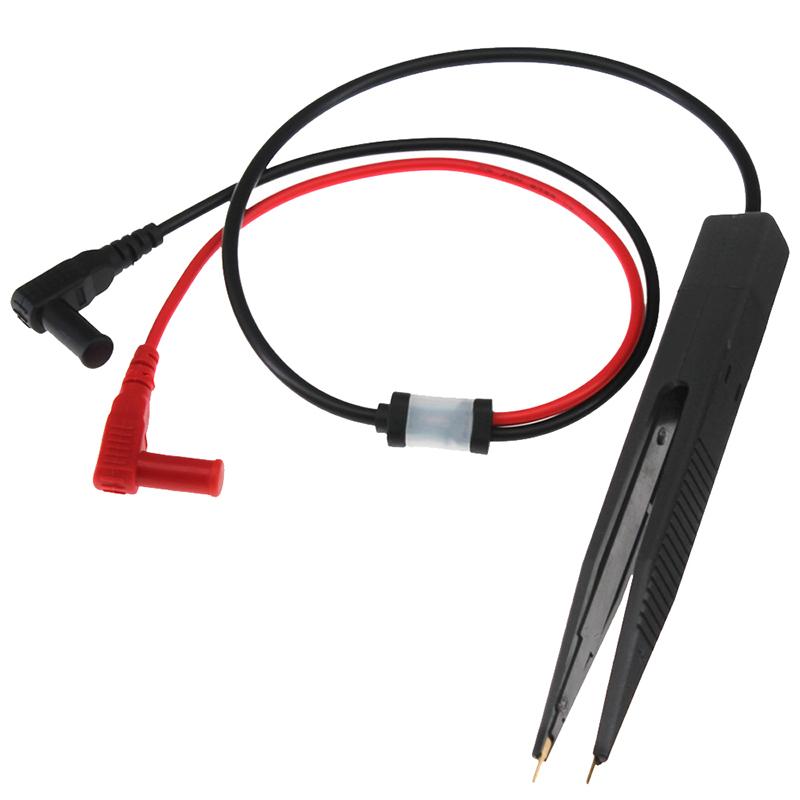 

Кліп Тестова ручка Smd Мультиметр Зонд Пінцет Нашивка для вимірювання ємності Індуктивність Резистор Багаторазовий електричний інструмент one size