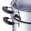 SUPOR 304 Edelstahl Doppelschicht Dämpfertopf