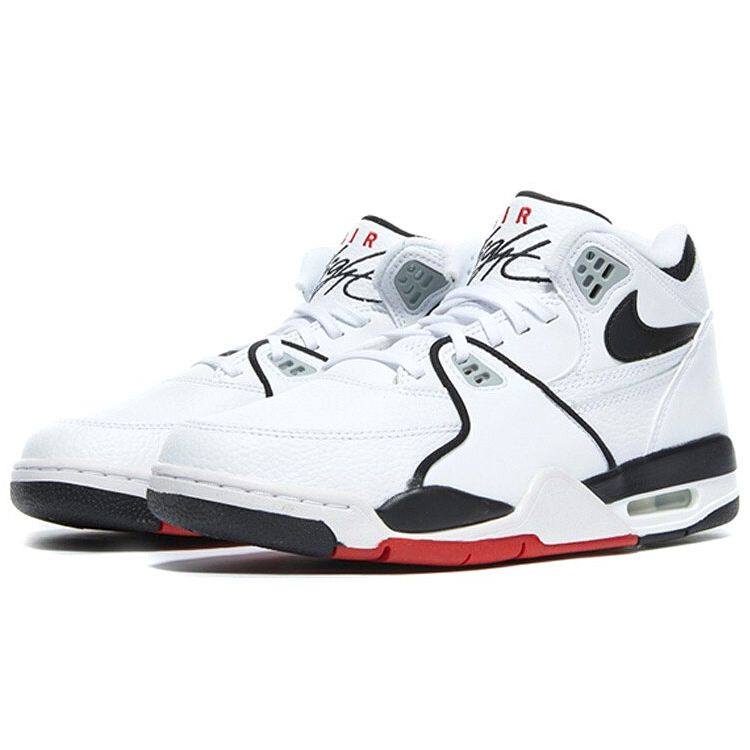 Nike Air Flight 89 Weiß Schwarz Unisex-Sneakers Hellrauchgrau DB5918-100