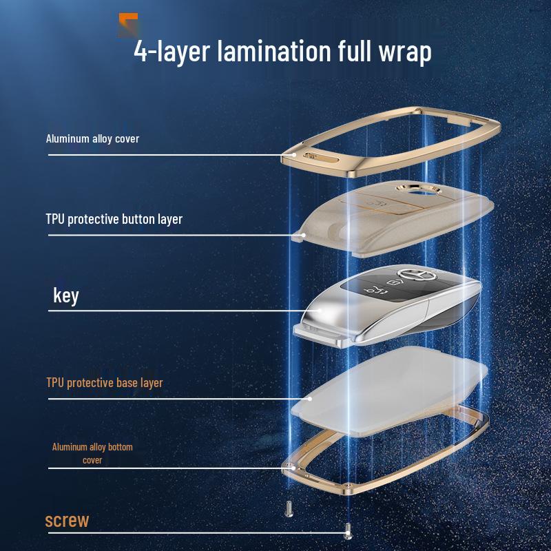 Mercedes-Benz E300L/C260L Key Case for A200L/GLC/GLA/GLB220/GLE350 E/C-Class