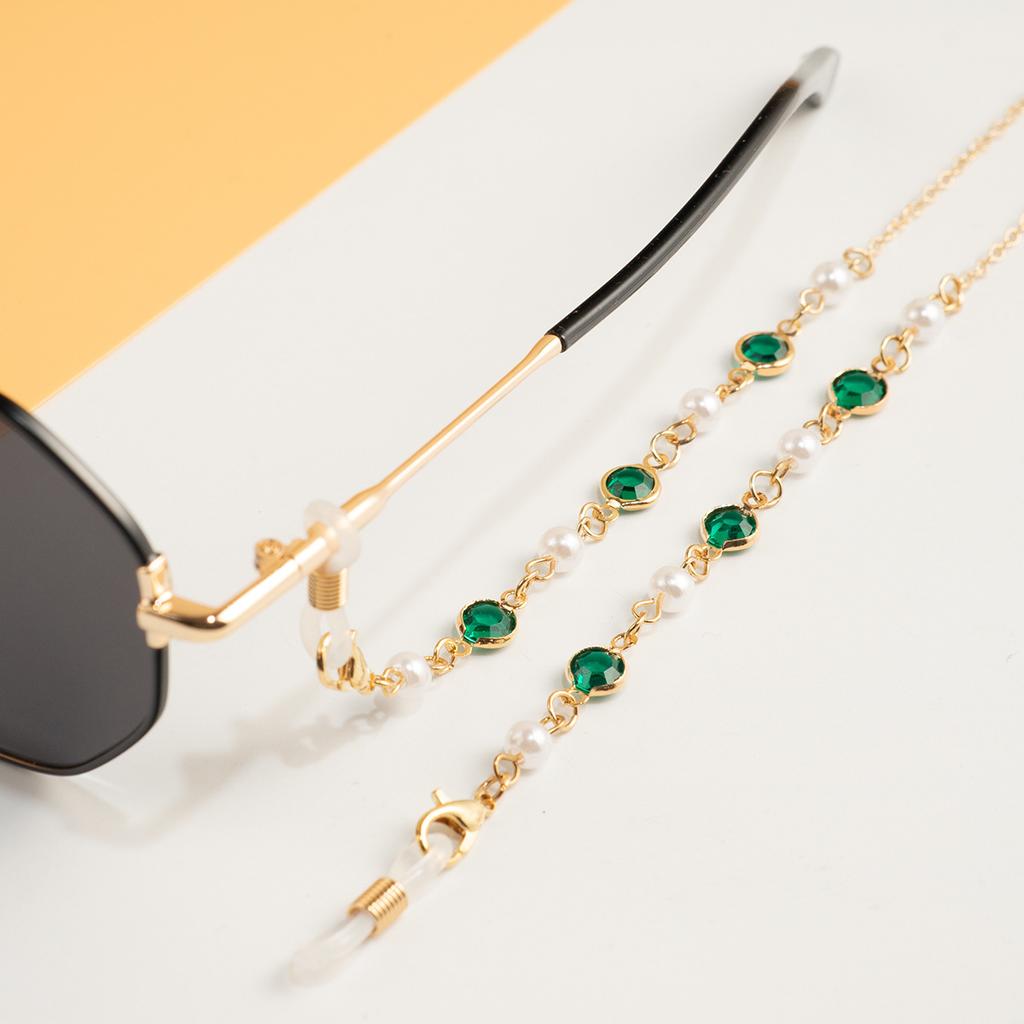 Reading Glasses Rope Colored Neck Hanging Chain Sunglasses Chain Alloy Anti Loss Glasses String For Outdoor Daily Use Reading