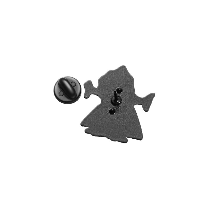 Zeichentrickfilme Rolle Emaille-Anstecknadeln Benutzerdefiniert Nachthimmel Ölgemälde Broschen Reversabzeichen Cartoon Tier Schmuck Geschenk für Freunde