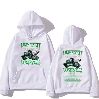 Limp Bizkit Loserville Tour Hoodies Rock Band Limp Bizkit Graphic Weashirts Men Women Casual Oversized Unisex Pullovers