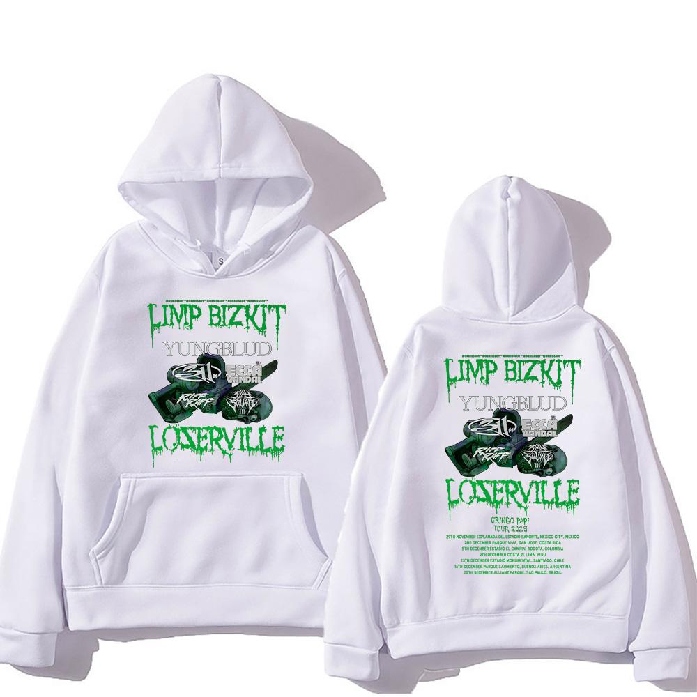 

Худи Limp Bizkit Loserville Tour, Рок-группа Limp Bizkit, Графические толстовки, Мужские, Женские, Повседневные, Оверсайз, Унисекс, Пуловеры 3XL