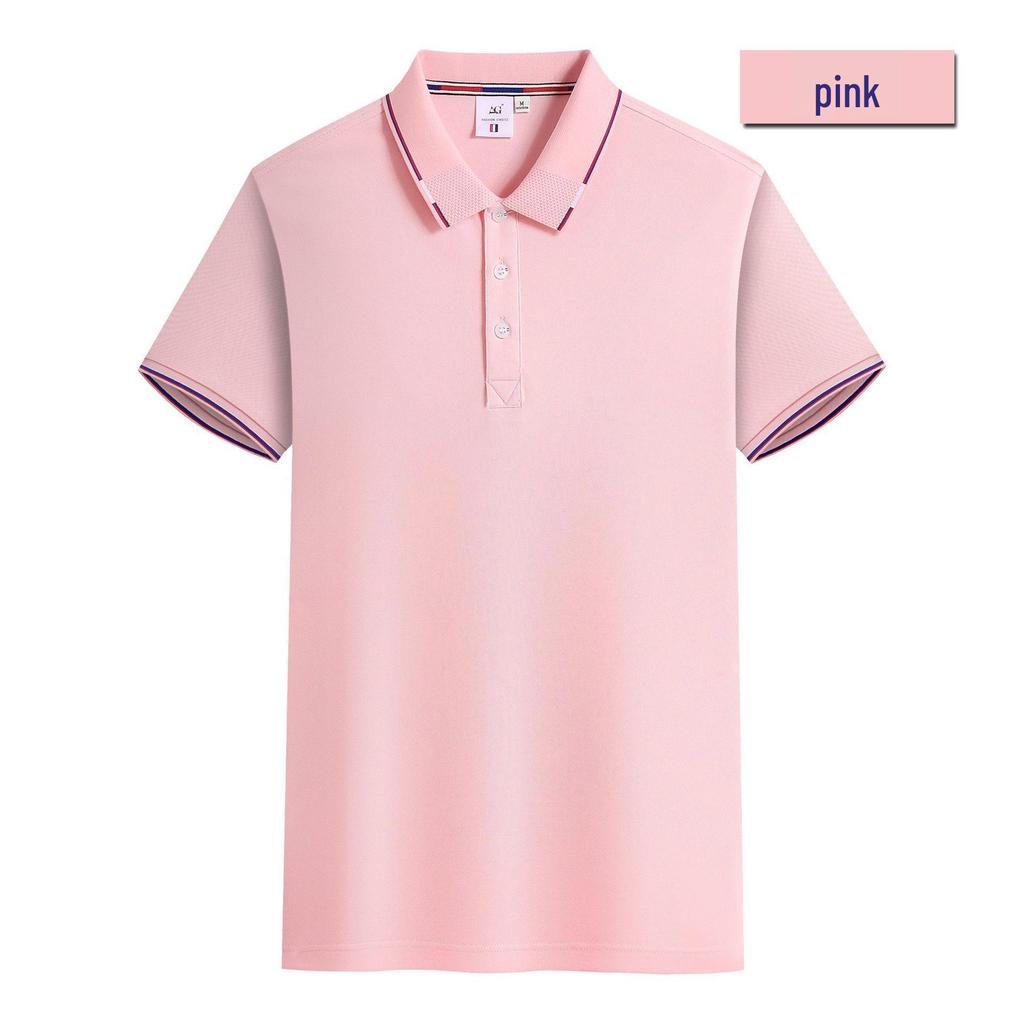Custom Corporate Logo Polo Shirt - Short Sleeve Workwear for Summer Advertising & Team Outfits