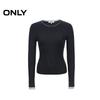 ONLY Women's Color Block Faux Two-Piece Flared Cuff Knit Top