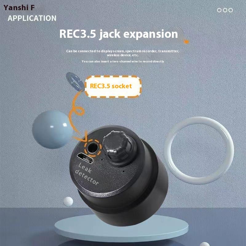 1 Set Water Cement Steel Pipe Wall Microphone Listen Detector Wall Pipe Leak Listen Detector Wireless 12Ma High Strength