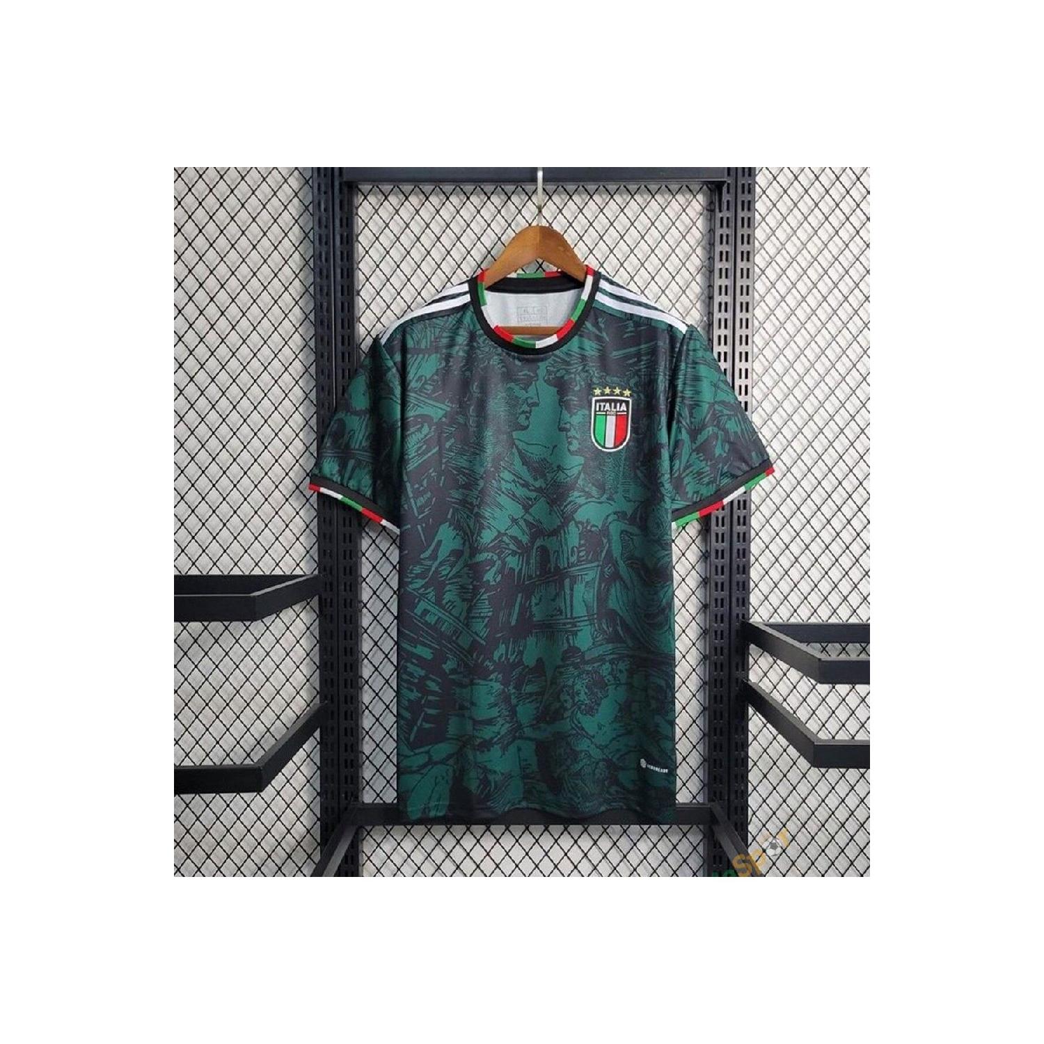

Italy 2023/24 New Season Special Concept Jersey With Michelangelo Design S зелёный