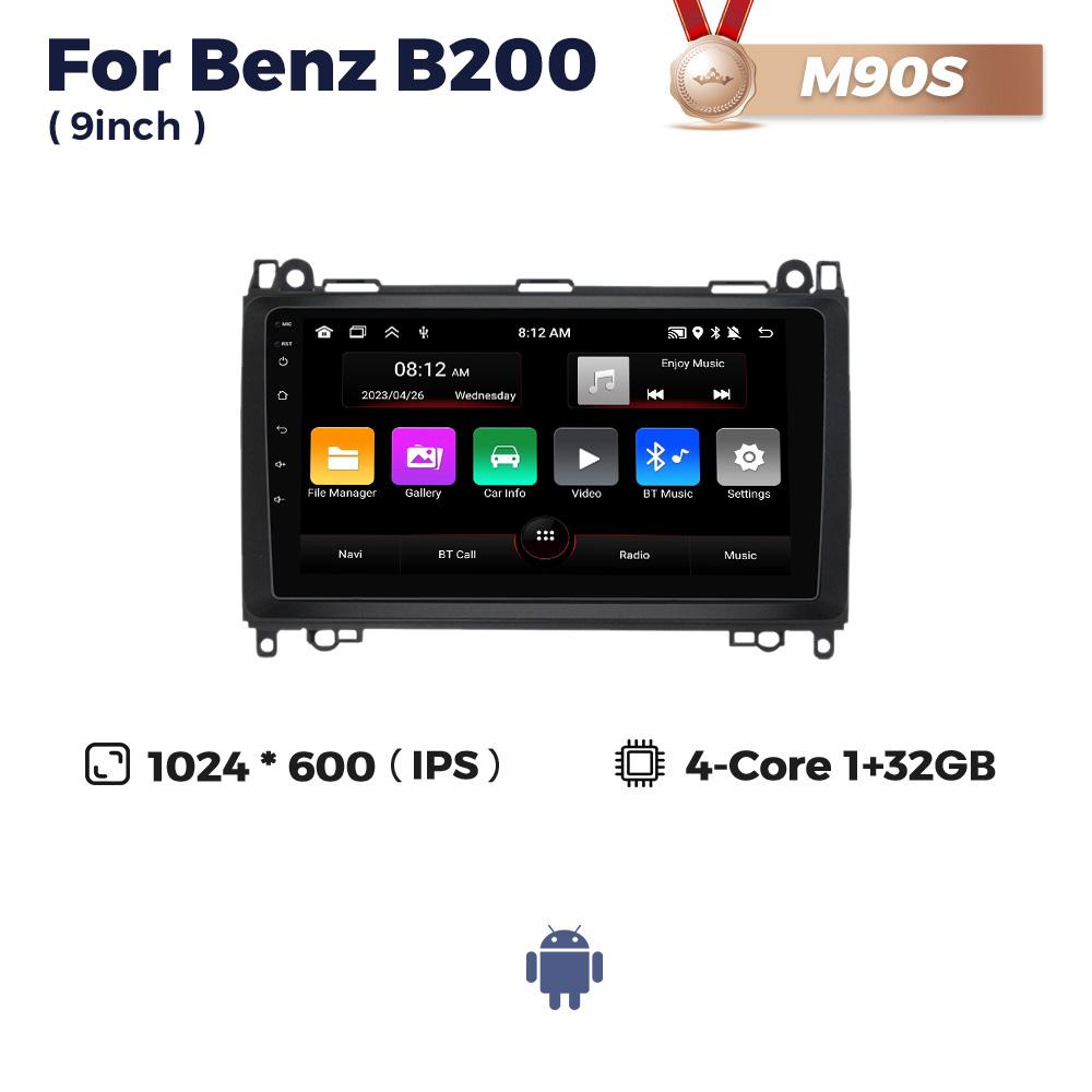 

8+256G Android автомобильный радиоплеер для Mercedes Benz B200 AB Class W169 W245 Viano Vito W639 Sprinter W906 GPS интеллектуальные системы