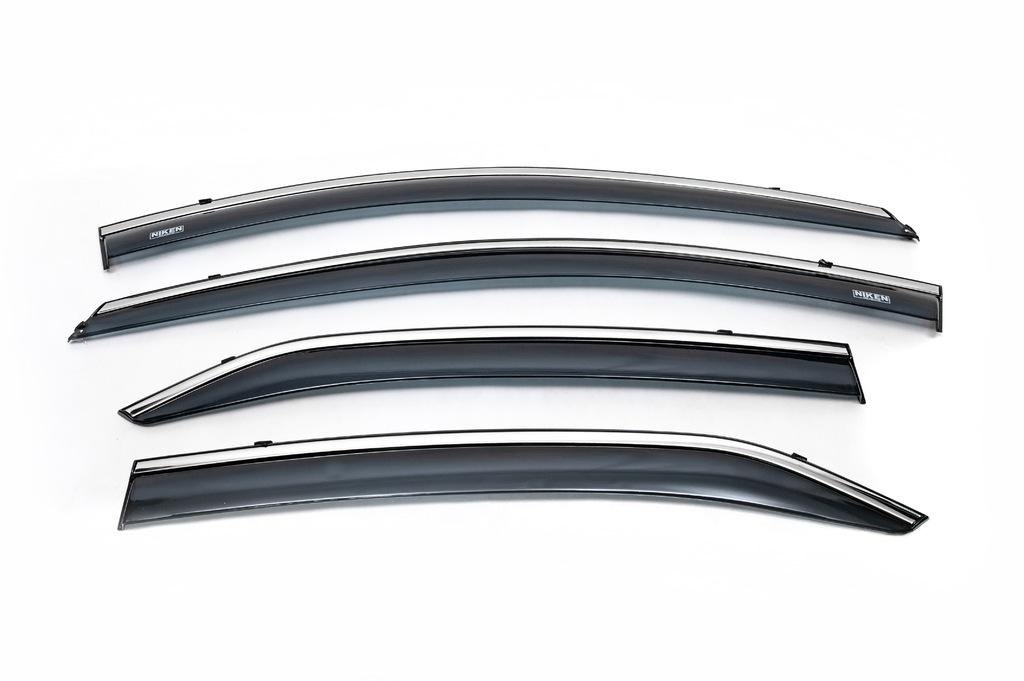 Windshields with Chrome (4 Pcs, Niken) for Toyota Corolla 2013-2019