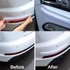2PCS Universal Front Rear Bumper Corner Protector Guard Car Anti-collision Protection Decoration Strip Car Protect Accessories