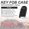 3 / 4 / 5 Buttons Remote Car Key Shell Wear-resistant Keyless Entry Key Fob Case Fit for Dodge / Chrysler