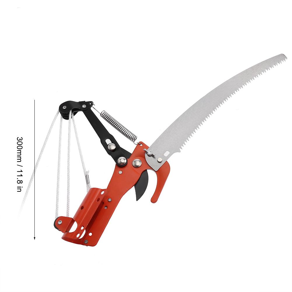2 In 1 Outdoor High Branch Scissors Pruning Shears Garden Tools (Scissor Saw, No Rod)
