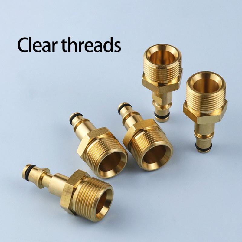Universal Water Guns Connector With Anti Leak Durability Brasses Materials For Home Car Washing Equipment