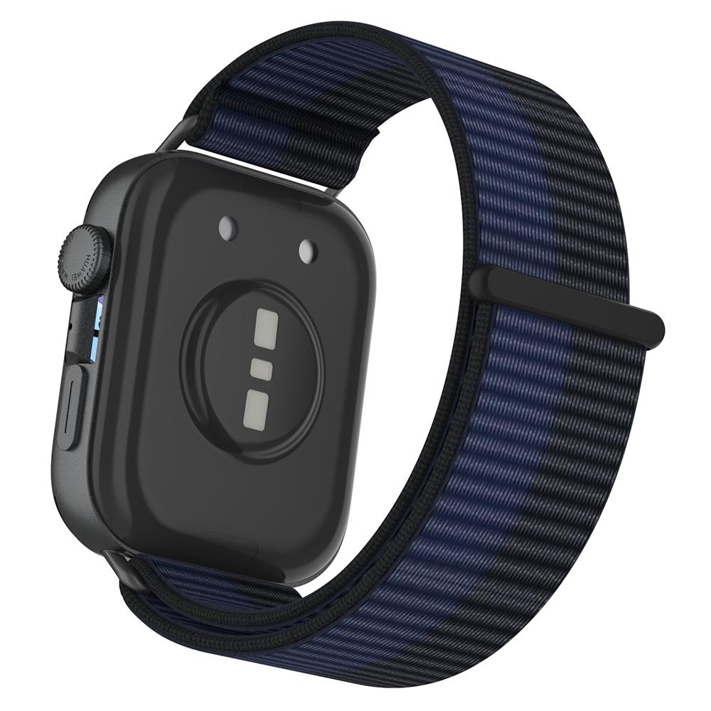 

Ремешок для Huawei Watch Fit 4 Pro/Fit 4/Fit 3 с нейлоновой петлей на липучке Dark Blue
