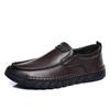 Fashion Designer Cow Leather Loafers for Men Spring  Autumn Soft-soled Men's Dress Shoes Fashion Solid Color Casual Driving Shoes Male