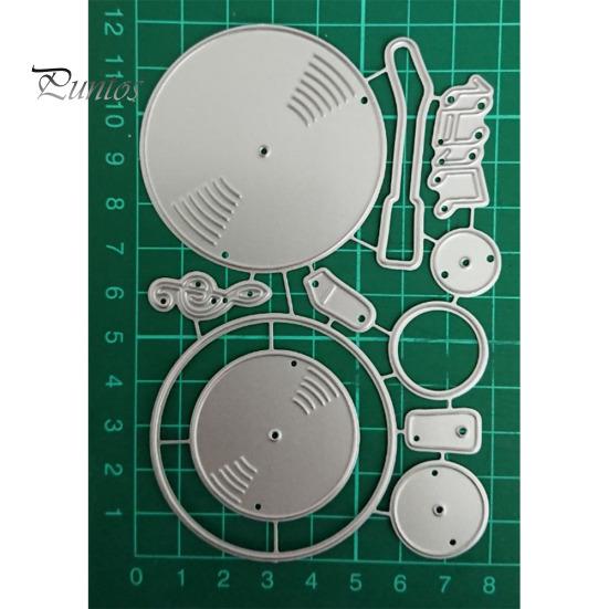 

Музыкальный диск для резки Die DIY Скрапбукинг Тиснение бумажной карты Трафарет Плесень Декор