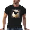 Valais Blacknose Får 3 T-shirt Abstrakt Mönster Tryckt Topp