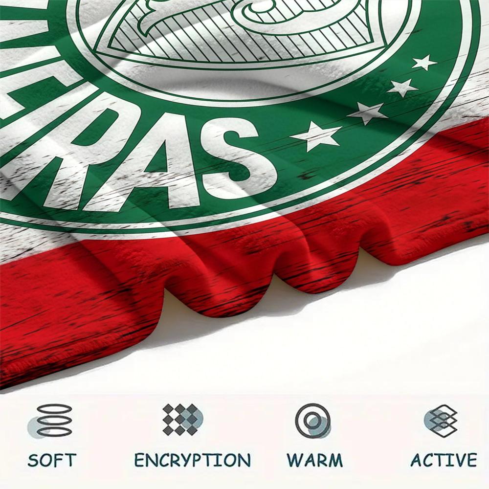 SE Palmeiras Flannel Blanket, High quality Comfortable for All Seasons, Home Decor, Warmth and Comfort