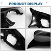 For BMW 1 2 3 4 X Series F20 F21 F22 F23 F30 F35 F34 F32 F33 F36 E84 I3 F87 M2 Rearview Mirror Cover Caps-Black Color