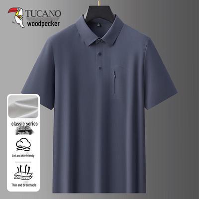 Men's Ice Silk Business Casual Polo Shirt