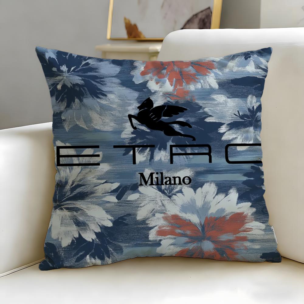 Classic Fashion Brand Etro Cushion Cover Soft & Easy-Wash Pillow Case – Versatile For Couch, Bed, Travel And Office