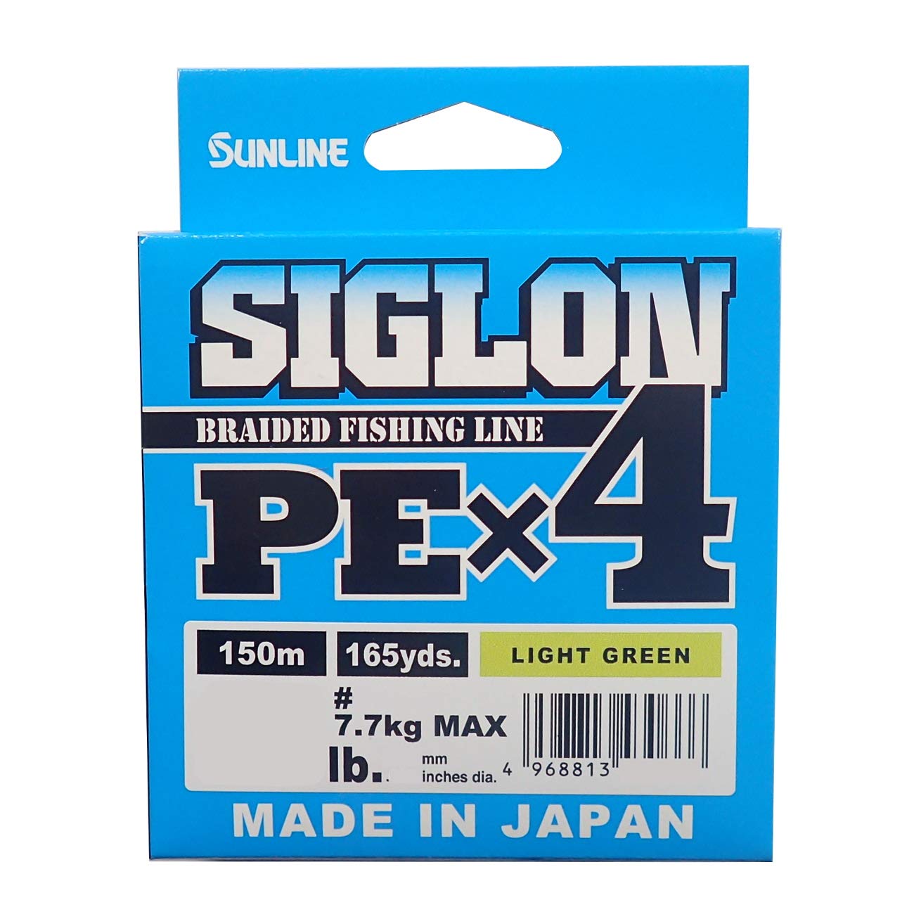 SUNLINE Siglon PEx4 Line 150m 5 Colors 20LB J 1.2