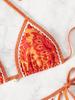 European & American Print Sexy Tie-up Bikini Set (2025)