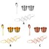 2set Taco Holder Stand With Spoon Salad Cup Rustproof Rack For Kitchen Restaurant Taco Holder Stands