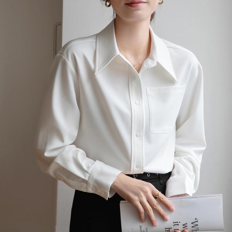 

SheTu Women s Casual Loose Button-Up Shirt XL