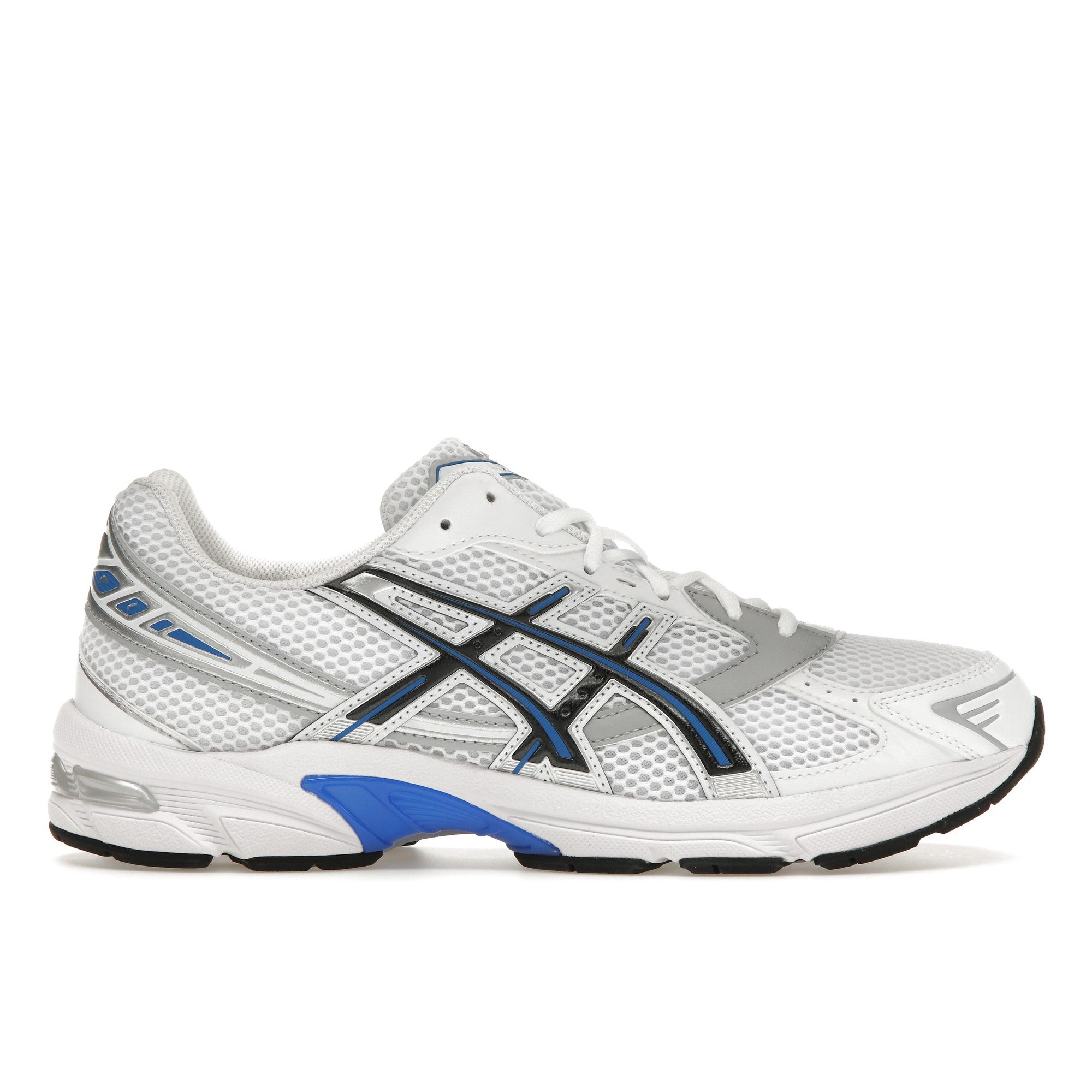 

ASICS GEL-1130 White Tuna Blue Mens Breathable Mesh Trainers 1201A256-119 36