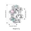 WOSTU 925 Sterling Silver Pink Charms Bead Collection Butterfly lotus Perfume Bottle Umbrella Pendant Fit DIY Bracelet Necklace