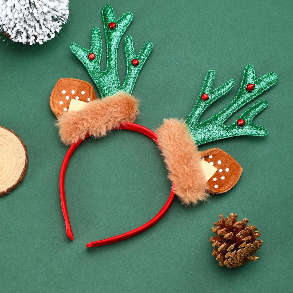 Christmas Ears Antlers Bells Headband Headband Party Decorations Children's Gifts