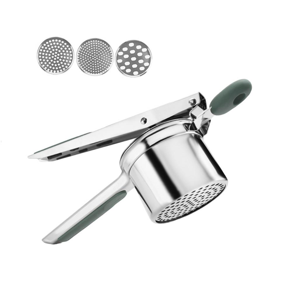 Hand Press Juice Squeezer Stainless Steel Spaghetti Presser Durable Potato Masher  Baking