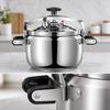 304 Stainless Steel Pressure Cooker Non-Electric with Locking