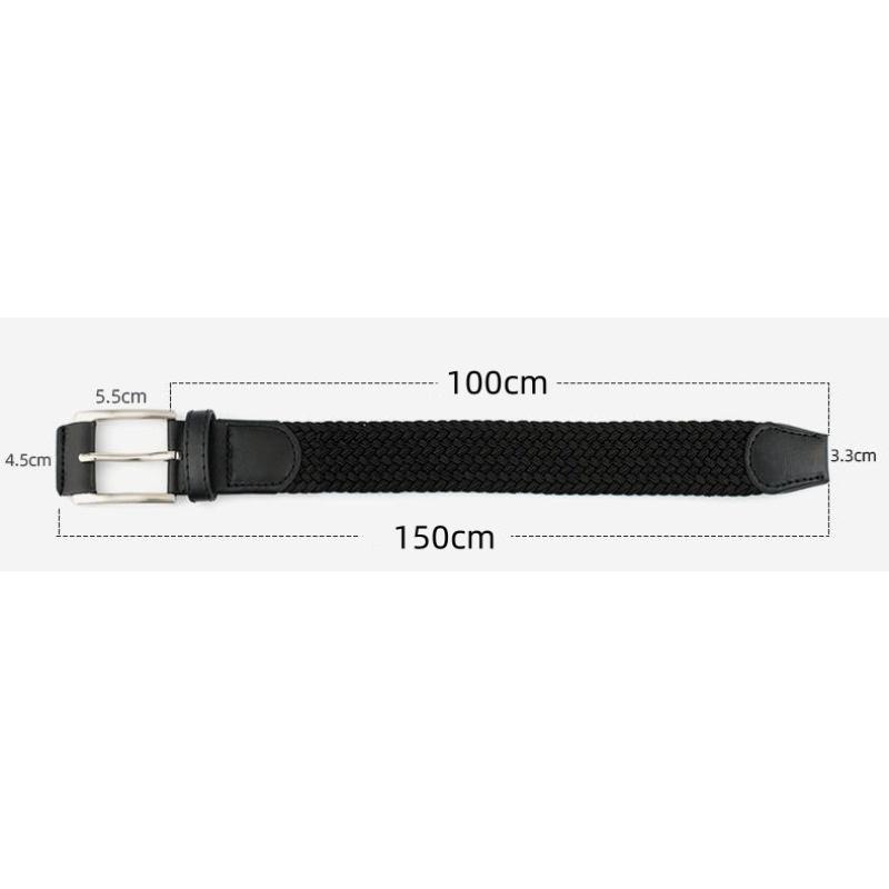 Versatile Denim Belt For Men Women Stretch Woven Braided Belt Junior Casual Jeans Pants Golf Belt Canvas Belt