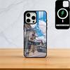 Japanese Trains and City Views Phone Case For iPhone17,16,15,14,13,12,11 Plus,Pro Magnetic For Magsafe Wireless Charging