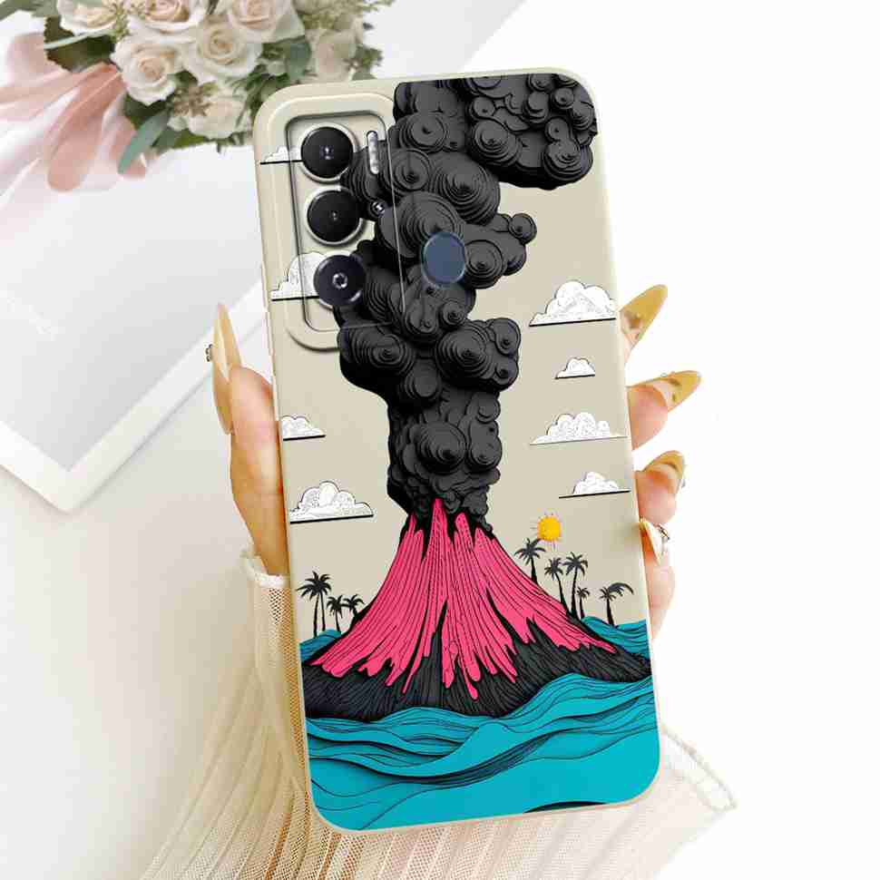 For Tecno Pova Neo Case LE6 LE6h Silicone Luxury Cute Love Rabbit Funny Back Cover For Tecno PovaNeo Phone Case Bumper