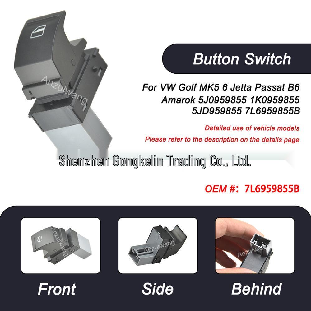 Volkswagen Window Lifter Switch 7L6959855B Compatible Chotacabras