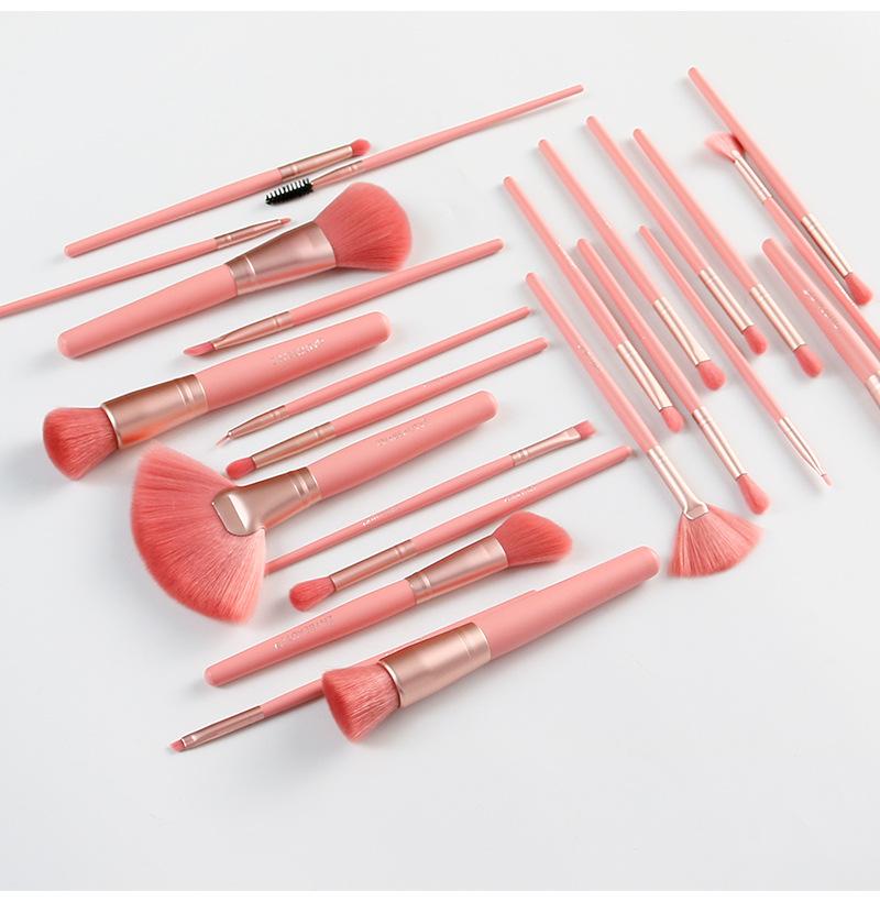 Foundation Brush, Loose Powder Brush, Eye Shadow Brush, 24 Pieces Makeup Brush Set, Soft Bristle Beauty Tools
