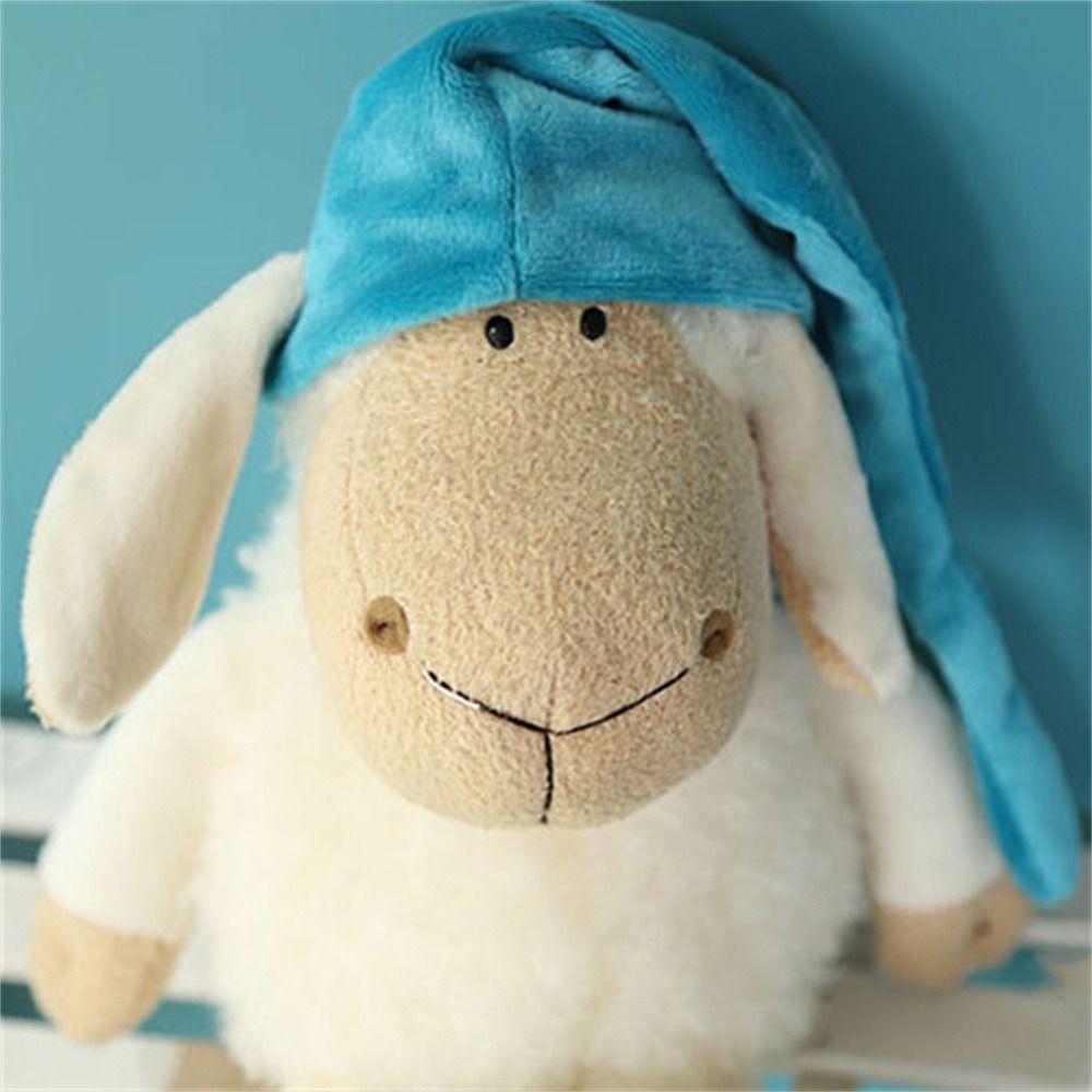 Stuffed Animal Sheep Plush Toy Little Lamb Stuffed Sheep Doll Room Decor Children
