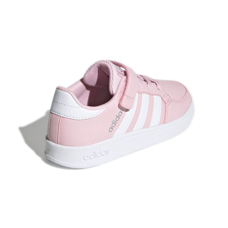 Adidas Neo Breaknet Low Top Kids Skate Shoes Kids Sneakers Pink White GZ7644