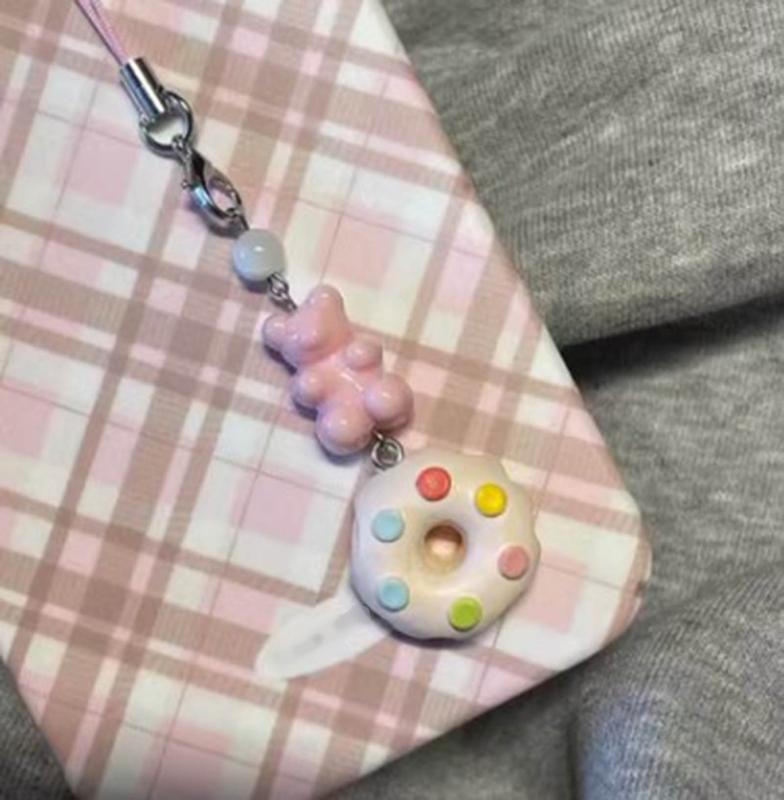 Trendy Core Bag Decoration Lovely Fruit Pendant Keychain Phone Chain Accessory
