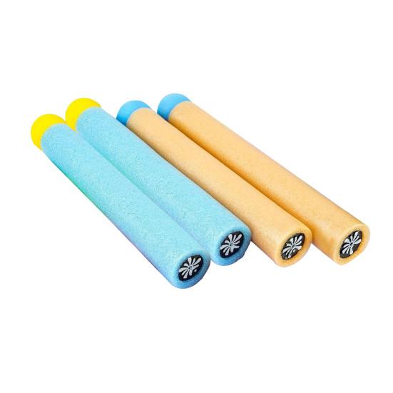 4Pcs Foam Water Squirt Toy Long Range Water Shooter for Kids Summer Outdoor Water Fun Watering Sprinkler Toy