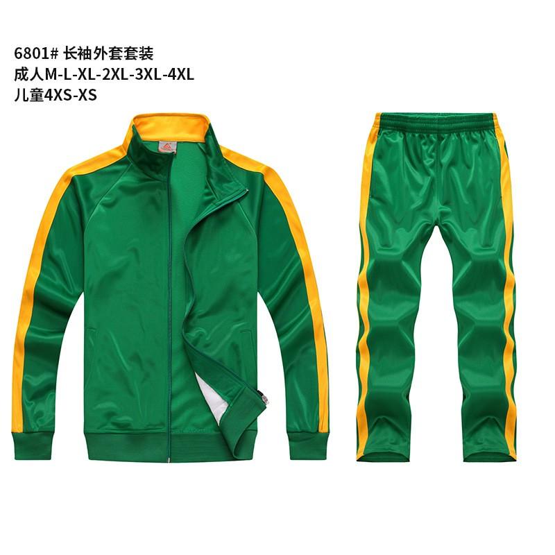 Unisex Long Sleeve Training Sweatshirt Set Kids Adults Outdoor Sports Running Basketball