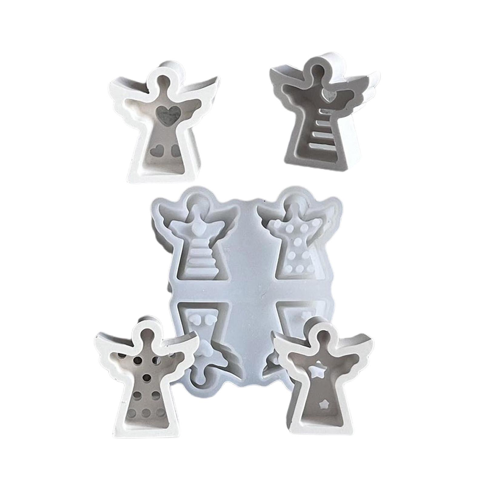 

Силиконовые формы Формы для поделок Формы для фигурок ангелов Силиконовые формы для ламп и свечей Подходят для домашнего декора и изготовления подарков