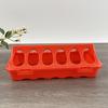 2Pcs Baby Chick Feeders Poultry Feeders with Lid Easy To Clean Anti-Spill No Waste Chicken Feeders for Baby Birds Small Poultry