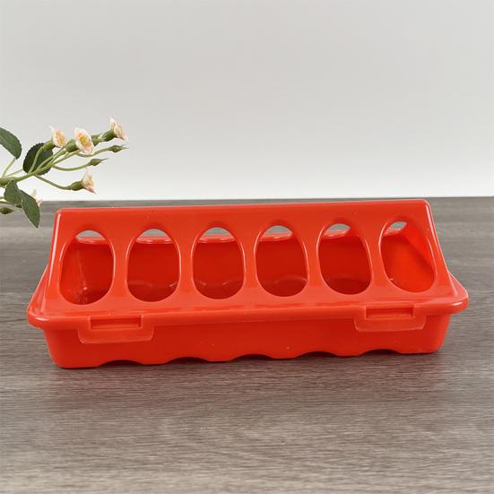 2Pcs Baby Chick Feeders Poultry Feeders with Lid Easy To Clean Anti-Spill No Waste Chicken Feeders for Baby Birds Small Poultry